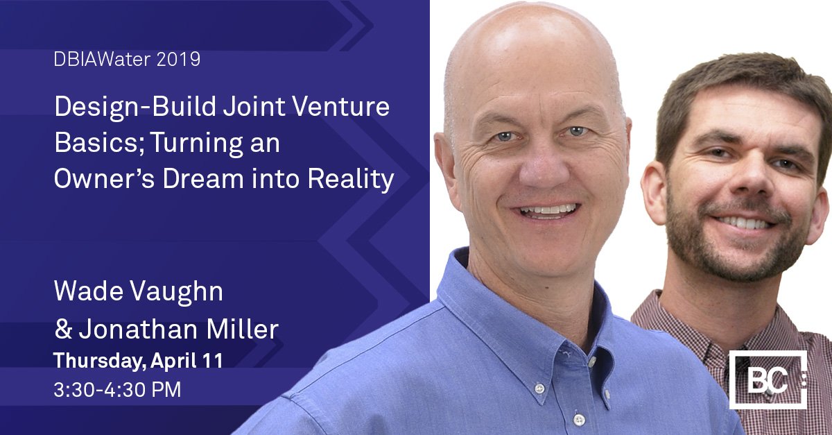 brwncald's tweet image. #DBIAWater spotlight: Learn how a true partnership enhances creativity and flexibility, benefitting both the owner and the design-build partner with @HaskellCo and Wade Vaughn and Jonathan Miller of BC. bit.ly/2JNBvq3 #DesignBuildDelivers