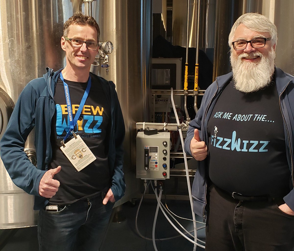 The #FizzWizz installed <a href="/BlueMoonBrewCo/">Blue Moon Brewing Co</a> #BubblesinBeer #automatedCarbonation #Set&amp;Forget <a href="/BrewersAssoc/">Brewers Association</a>