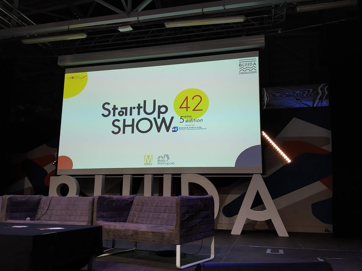 AlsaceAngels's tweet photo. Journée au #StartupShow42 à @TCRMBLIDA , table ronde, discussions avec @Lorntech, speed meetings avec de nombreuses startups de @MetzMetropole et de @regiongrandest #SuperbesRencontres #GoodDay https://t.co/u5VBAn9zg7