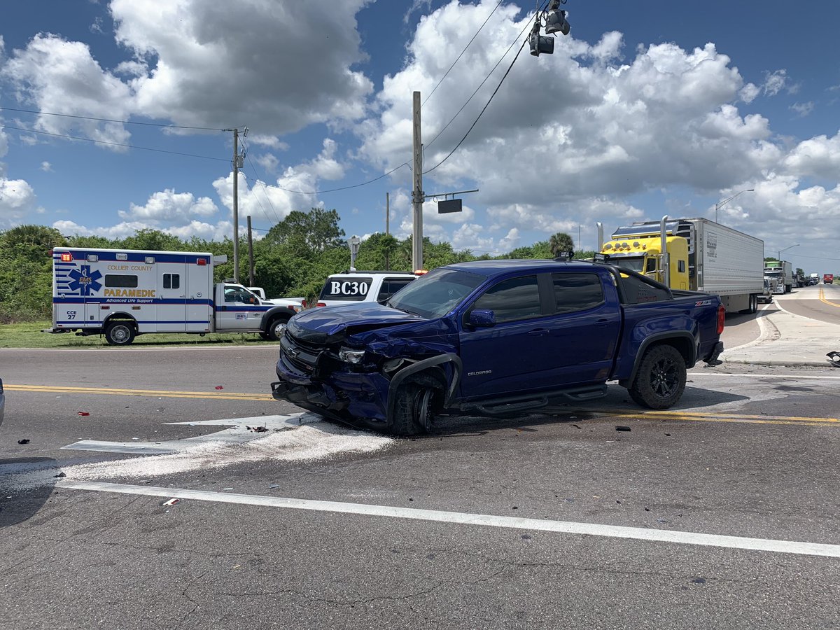 UPDATE: SR-29 is shutdown in both directions at SR-82 after a two vehicle crash has left one person with injuries.