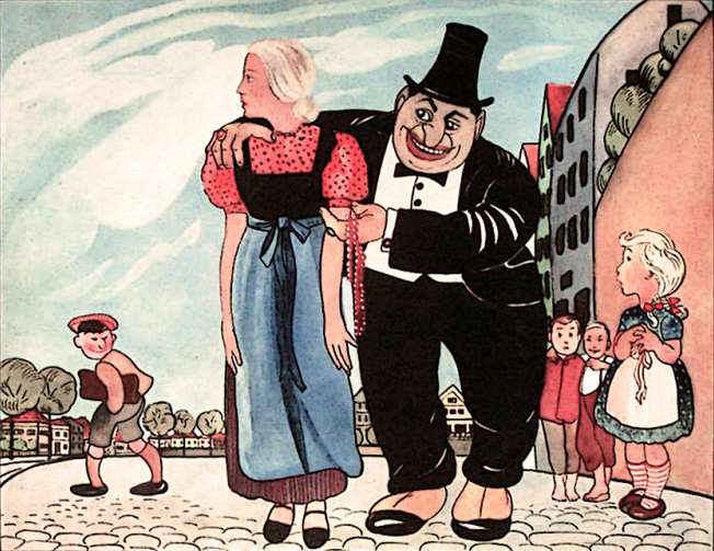 One of visceral Nazi fears was of Jews enticing German women and vitiating the purity of the Aryan race.