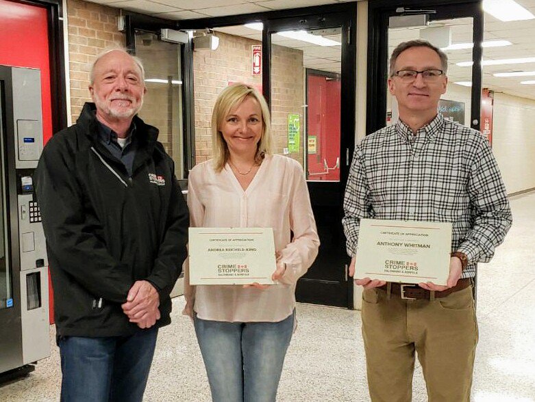 From <a href="/hncrimestoppers/">H-N CrimeStoppers</a>, thank you to these two dedicated #teachers for all they do <a href="/HSSCanes/">HagersvilleSS</a> #StudentCrimeStoppers. Much appreciated! <a href="/CSOntario/">ONT Crime Stoppers</a> <a href="/GEDSB/">Grand Erie District School Board</a>