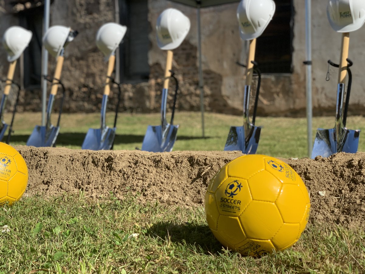 MARTAtransit's tweet photo. Can you believe @soccerstreets had their 3rd groundbreaking near our East Point Station? @cityofeastpoint, get ready! https://t.co/9opOaRs3SZ