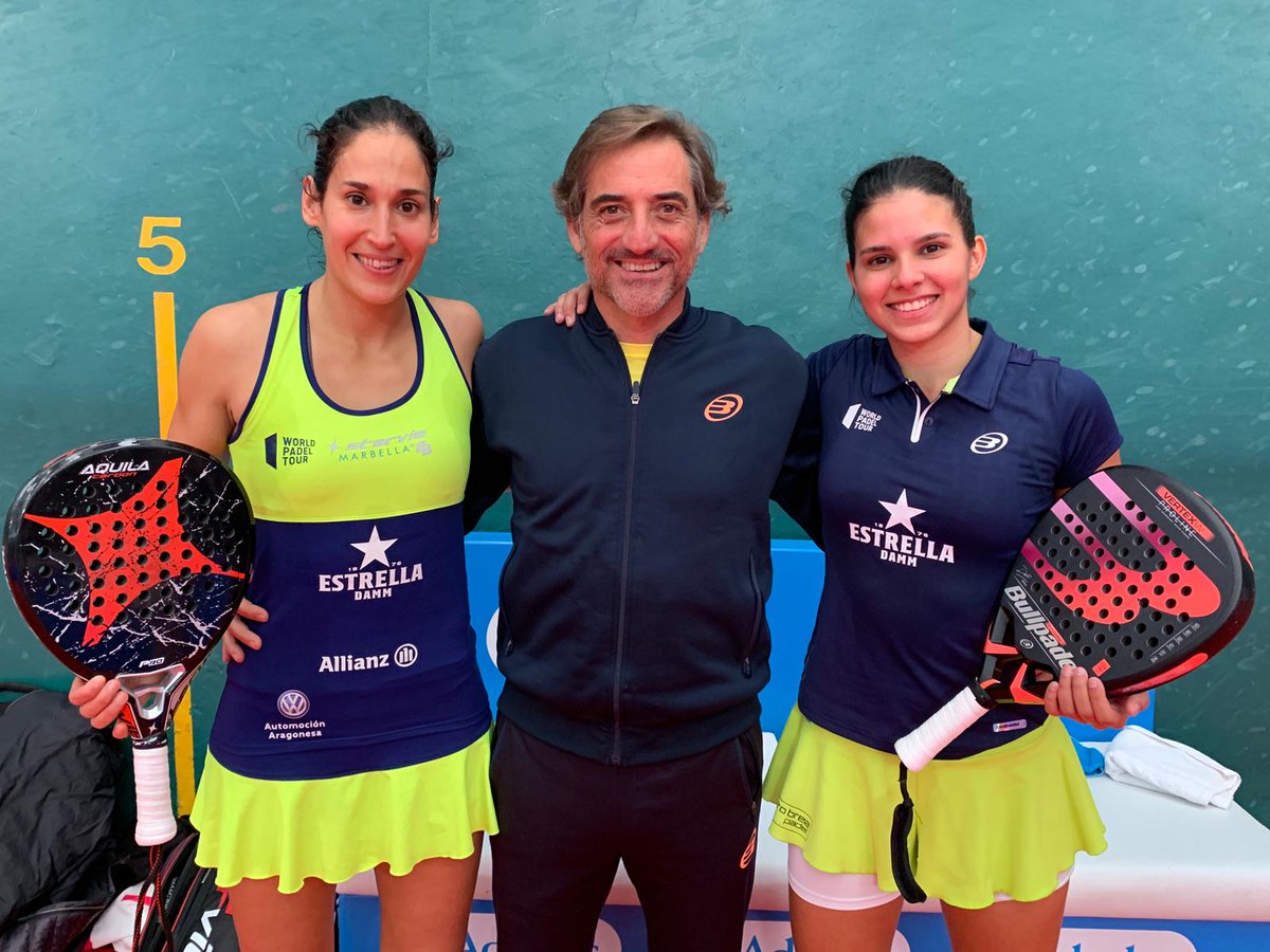 majosalayeto's tweet photo. Primer paso adelante en el World Padel Tour de Logroño. Ganamos 6/3 6/2 a Tere Navarro y MariCarmen Villalba. Mañana nos esperan los cuartos, todavía esperando rivales y horario.
Gracias a todos mis patrocinadores! https://t.co/JjUGf9Wvnr