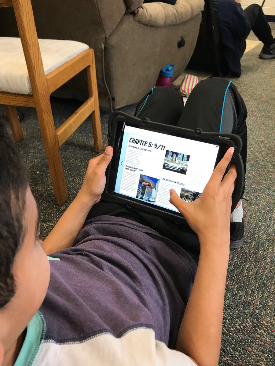 BeachReader100's tweet photo. Baker students using Book Creator to present their research as they become “teen activist”. #TeenActivist #ChangingTheWorld #UsingOurBrains #LoveToLearn @BakerMiddle https://t.co/uG9A7do05n