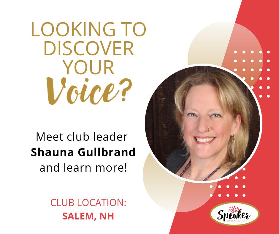 Women of #SalemNH: We have a new club launching for you on April 25th! Learn more about the club and RSVP here: buff.ly/2Gg1pyZ
#SpeakUp #YourVoiceMatters #WomenEmpoweringWomen #PublicSpeakingClub #ForWomen #SpeakerSisterhood #salemnewhampshire
