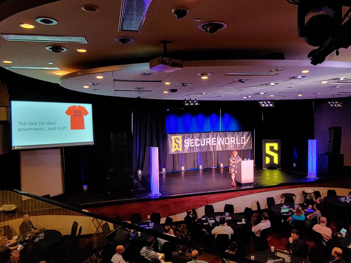 689DNCL's tweet photo. "Data is the new bacon 🥓" great opening keynote from @CISO_Advantage at SecureWorld Philadelphia #SWPHL19 https://t.co/RCcKMlKVIb