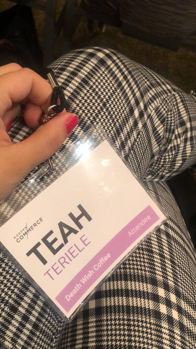 Back at <a href="/moderncommerce/">Modern Commerce</a> by <a href="/ehousestudio/">eHouse Studio</a> with @ShanSween — my favorite conference by far. So actionable, with a great group of marketing and ecom folks! Not sure how it could possibly beat last year.