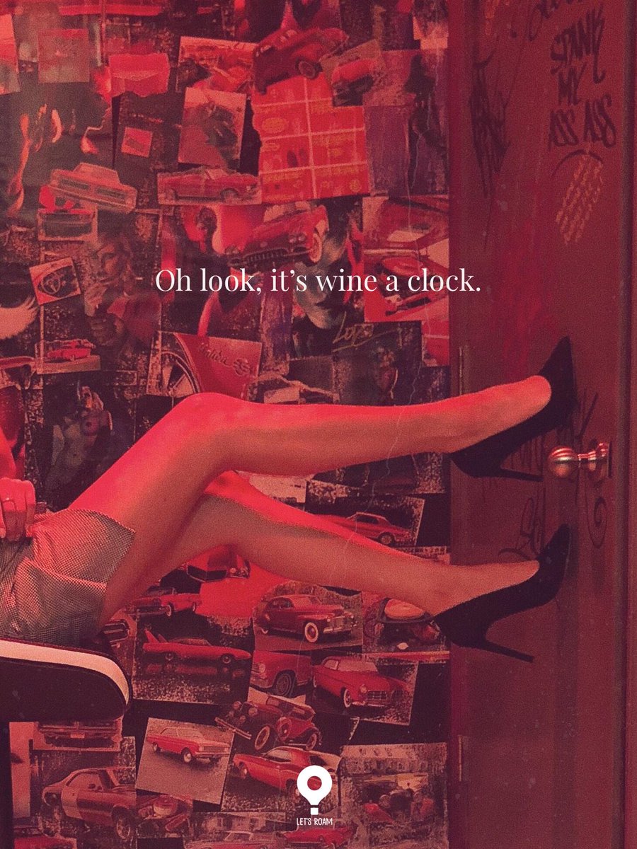 look at the time⏰, its time to drink some vino. what are your favorite places to relax &amp; unwind, glass in hand🍷?