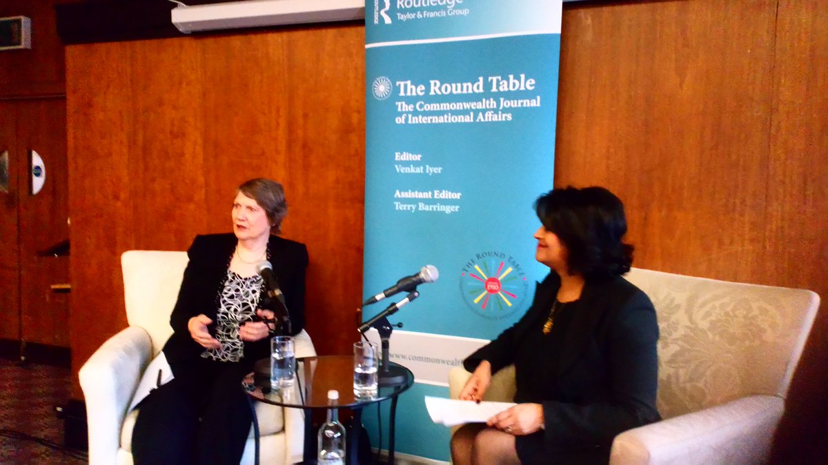 CWRoundTable's tweet photo. A penal code for gay Muslims -a "terrible, terrible move" - Helen Clark at Round Table event #RoundTableHelenClark #Commonwealth #NewZealand https://t.co/5b1rc5Iiwp