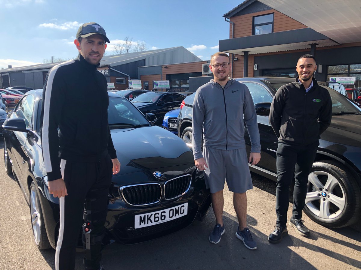 Newmarket Motor Co. (@newmarketcars) on Twitter photo Great to assist <a href="/chazdaniels13/">charlie daniels</a> of <a href="/afcbournemouth/">AFC Bournemouth ๐</a> in the search for a new car for a family member. Pictured here with Ross from NMC at handover ๐ ๐ โฝ๏ธ
Good luck on Saturday vs <a href="/OfficialBHAFC/">Brighton & Hove Albion</a> #cargoals #goals #football #cars #usedcars #newcars Great to assist <a href="/chazdaniels13/">charlie daniels</a> of <a href="/afcbournemouth/">AFC Bournemouth ๐</a> in the search for a new car for a family member. Pictured here with Ross from NMC at handover ๐ ๐ โฝ๏ธ
Good luck on Saturday vs <a href="/OfficialBHAFC/">Brighton & Hove Albion</a> #cargoals #goals #football #cars #usedcars #newcars