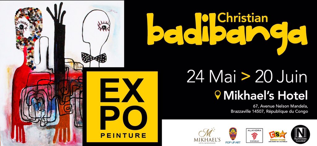 #Agenda • EXPOSITION PEINTURE • Christian Badibanga • du 24 mai au 20 juin à Michael’s Hotel- Brazzaville 14507, 
#exposition #expositionpeinture #exhibition #acrylicpainting #painture #artcontemporain #artistecontemporain #africanartis #artistepeintre #buyartworks