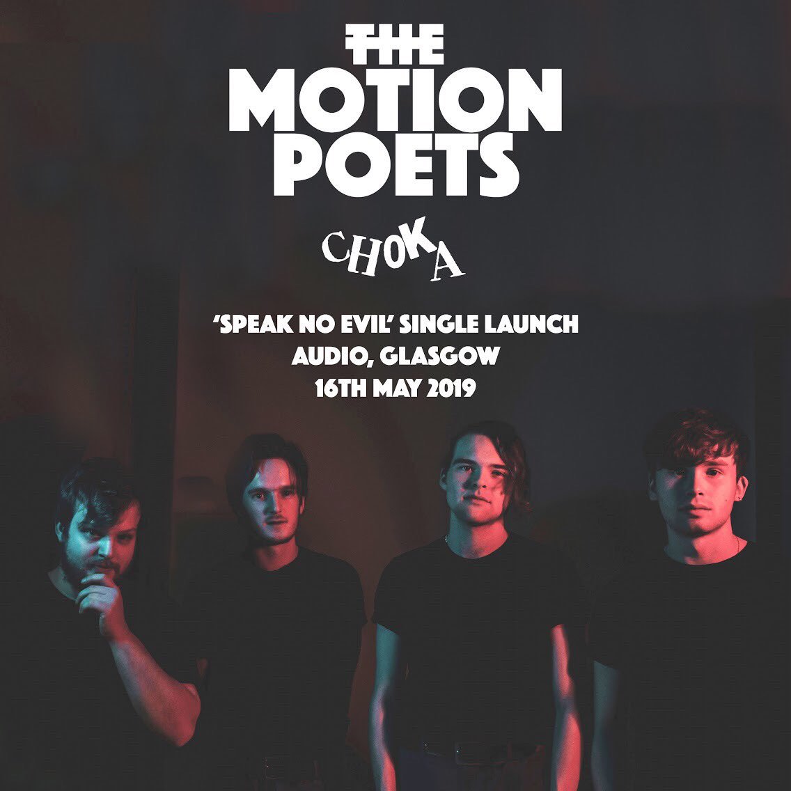 We headline Audio, Glasgow on the 16th of May to launch our new single ‘Speak No Evil’. Get tickets here 👇
themotionpoetsstore.bigcartel.com/product/speak-…
