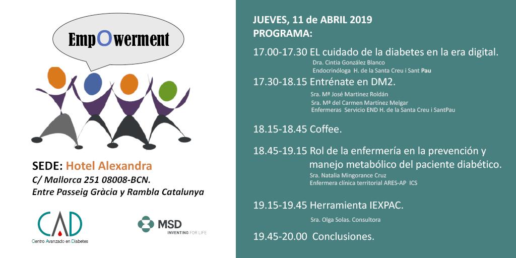 msd_es's tweet photo. Desde @MSD_es contribuimos al rol de la enfermería en el control y manejo del paciente cardiometabólico con la reunión #EmpOwerment y los recursos  #EntrenateEnDM2 que encontrará en https://t.co/H3OfSE556j #MovimientoDiabetes #enfermería https://t.co/80dhlgipBr