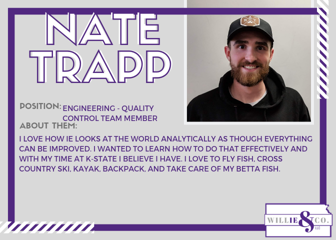 WillieAndCoLLC's tweet photo. Employee Spotlights! Meet a member of the Engineering Quality and Production Team, Nate Trapp, and a member of the Marketing Outreach Team, Munther Al Kurdi https://t.co/PEqdgmdkbr