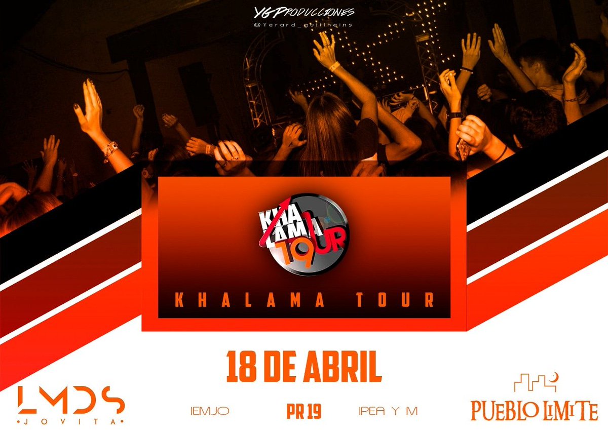 PuebloLimiteSJ's tweet photo. HAY FIESTA EN PASCUAS🎊
Jueves 18 De Abril Jovita Vuelve A Estar De Fiesta
@pueblolimite_sj + @lamaquinadelsonido_jovita juntos a la @promocion19iemjo y @promocion19ipea
Ademas Llega @khalamatour Para Explotar La Pista
Anticipadas y Transportes LIMITADOS
#2Sectores💣
#HayFiesta https://t.co/QL3PBvUn7J