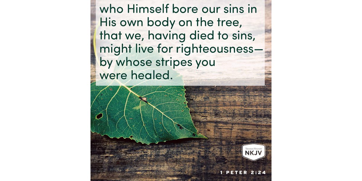 God, how you could stand to see your precious Son under the weight of my sin, all sin, I will never understand. Thank you for such great a love and for being so great a God.

#NKJV #NKJVBible