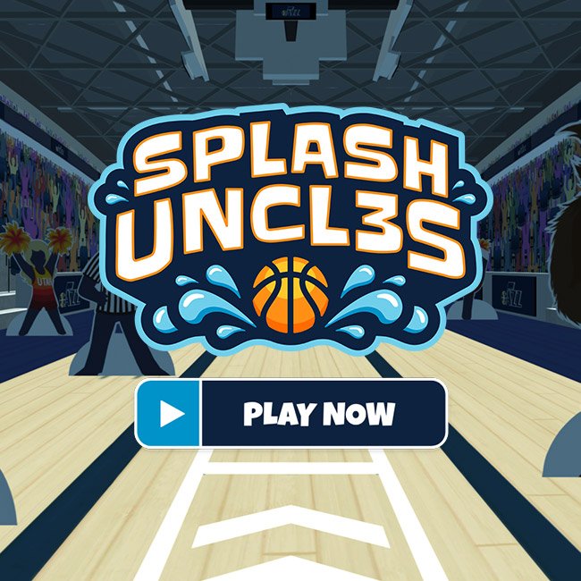 utahjazz's tweet photo. Since we have to wait until Sunday for playoff basketball …
 
You can get your shots up with our new game, Splash Uncles!
 
Click below to play now!
🕹: https://t.co/tP7b208HOV https://t.co/YsZUt66ZCj