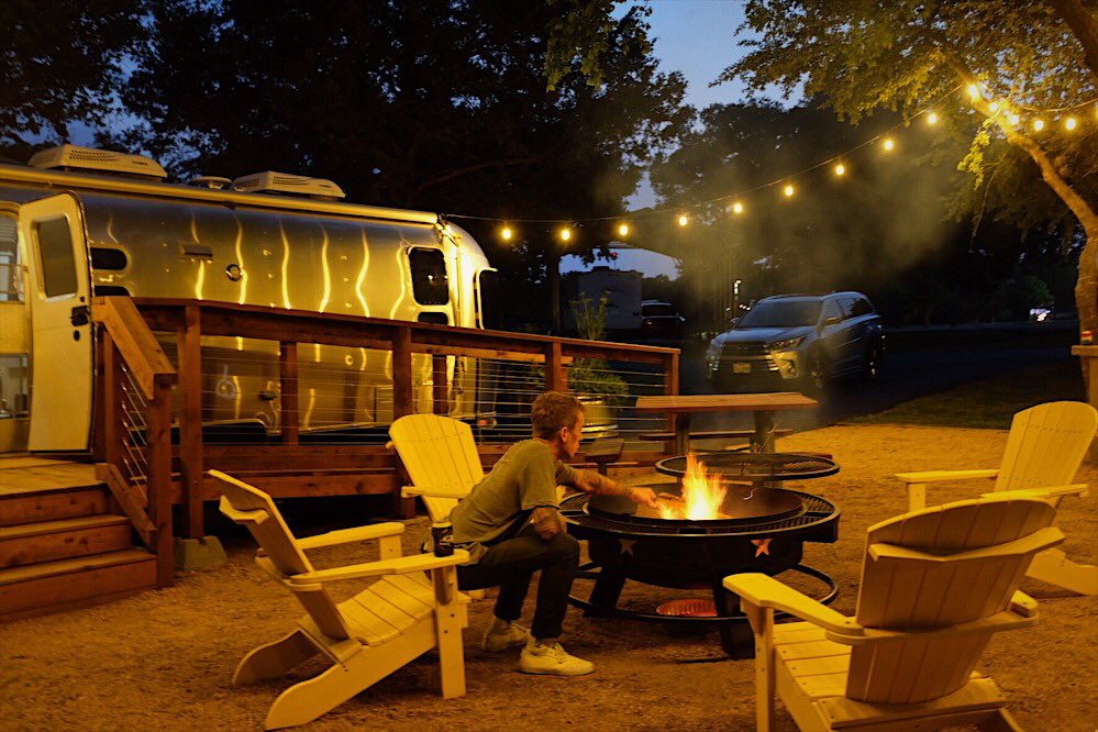 Airstream life was pretty rad last weekend. Thanks again to @LCRA for hosting us! #LakeBastrop 🏕