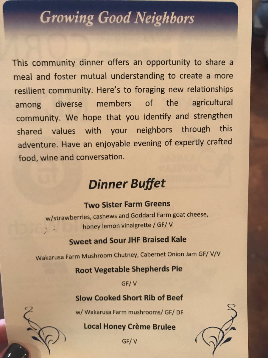 FieldWatchInc's tweet photo. Getting ready for the first #GrowingGoodNeighbors dinner in #Kansas! A pilot program launched in #Missouri in 2018, GGN is expanding &amp; bringing #ag communities together! https://t.co/THL4JJafU1 https://t.co/9EO2Zgkk74