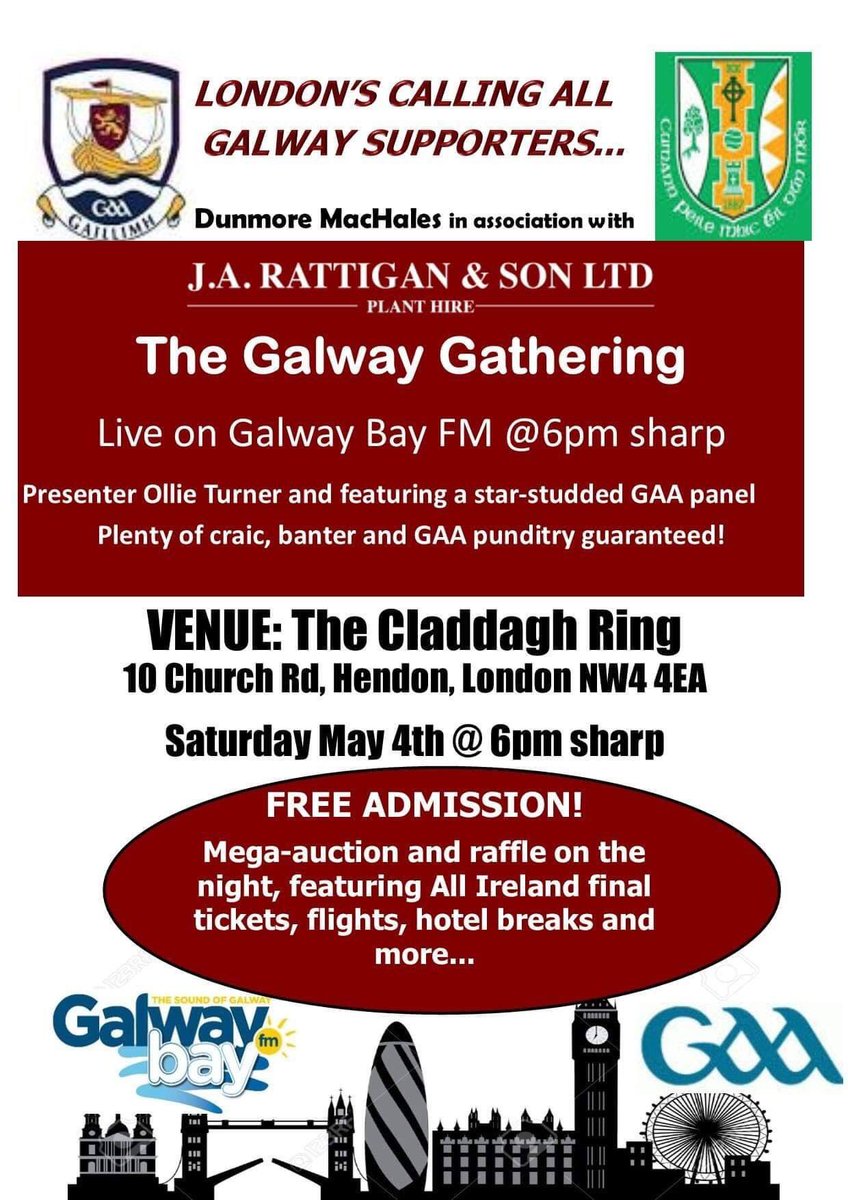 Please Retweet . Thanks <a href="/Claddagh_Indy/">Claddagh Irish Pub</a> <a href="/TribesmenGAA/">Marún agus bán</a> <a href="/johncdavin001/">John C Davin</a> <a href="/Galway_GAA/">Galway GAA Official</a> <a href="/gbfmsports/">Galway Bay FM Sport</a> <a href="/DamoComer/">Damien Comer</a> <a href="/raysilke98/">Ray Silke</a> <a href="/CorofinGAA/">Corofin.GAA</a>