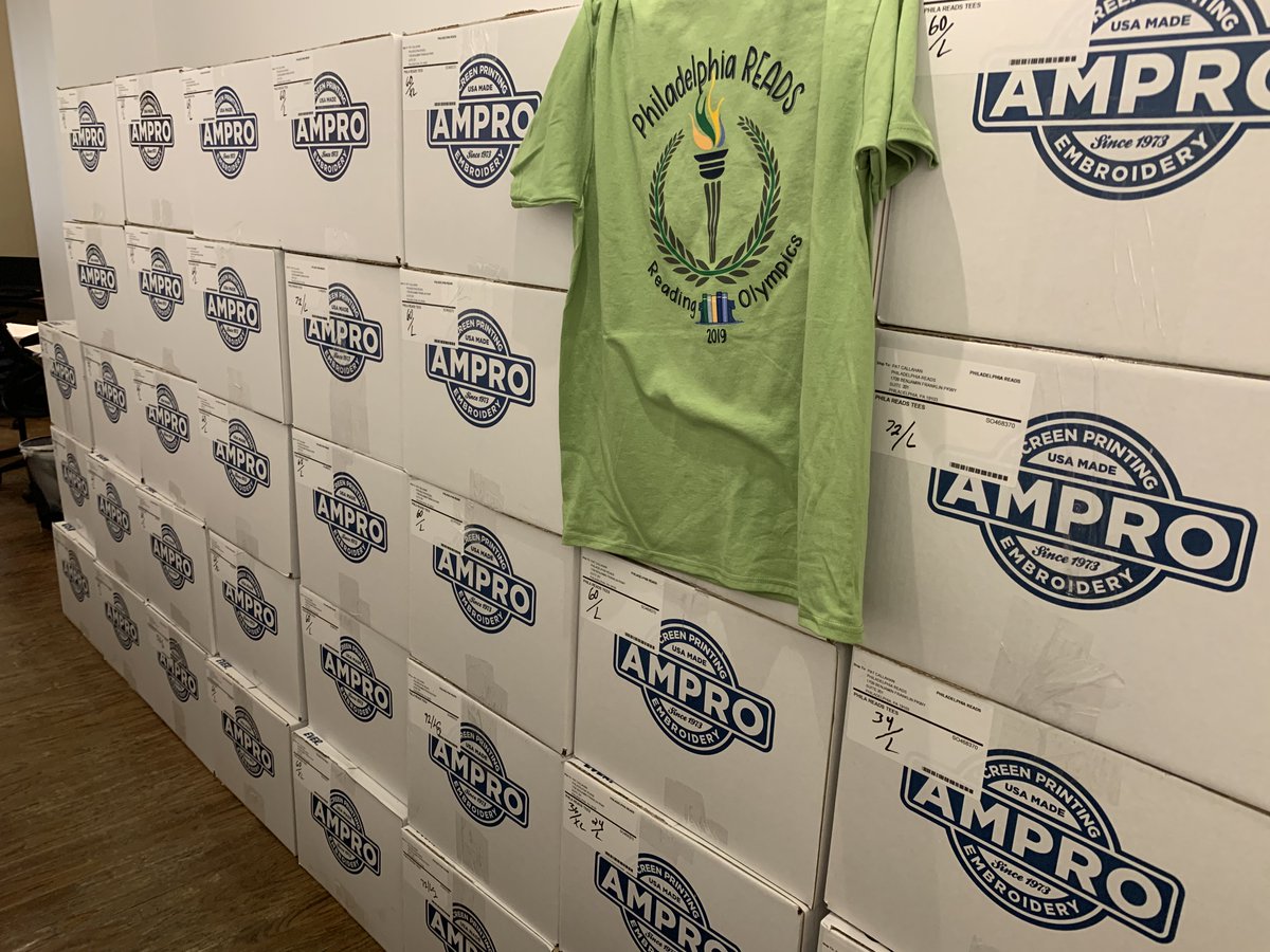 Have a few spare hours this Sat (from 12-3)? Spend them giving back! We need help bagging #ReadingOlympics t-shirts! We know it's not glamorous but the kids will appreciate it when they're decorating the shirts! Email programs@philareads.org or call to let us know you're coming!