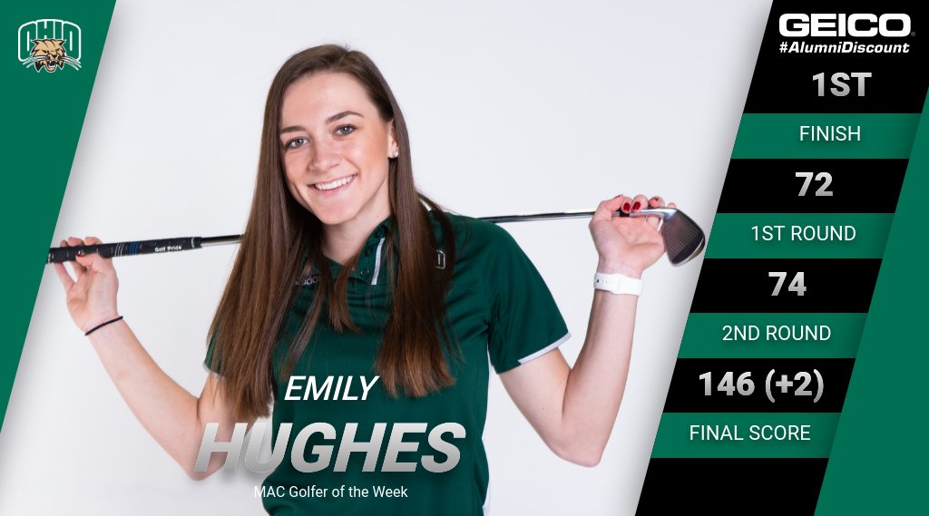🏅📰 Hughes Named MAC Golfer of the Week bit.ly/2U9uP5j #BleedGreen ⛳️⛳️