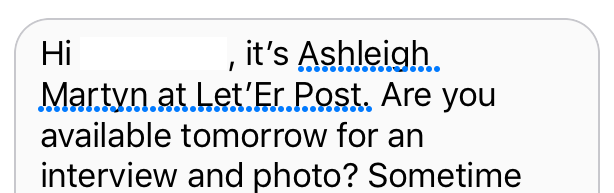 LPAshleyM's tweet photo. YEARS with the same work iPhone and it still doesn't know my name or what the @leaderpost is. #voicetotextfail https://t.co/QXBvhAHVsG