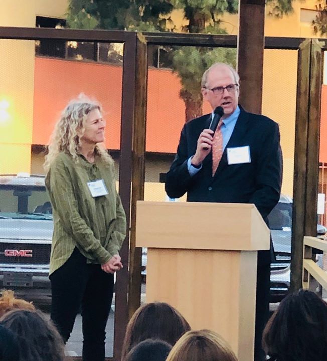 BensBells's tweet photo. Last night we were thrilled to witness as Jeannette was presented with the Buddy Amos Founders Award by the Community Foundation for Southern Arizona.

"Over the last 17 years, Ben's Bells Project has woven kindness into the fabric of the Tucson community as people find and … https://t.co/32icHiz24P