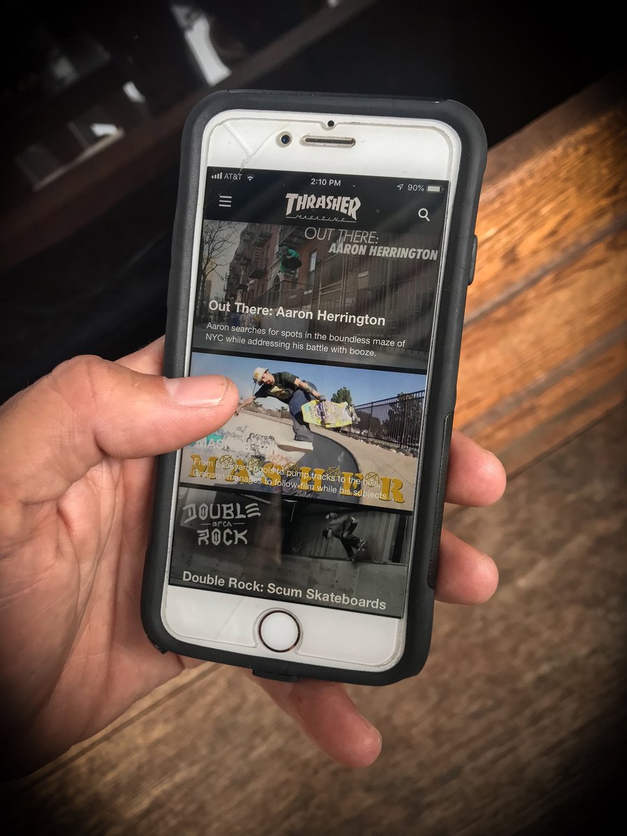 thrashermag's tweet photo. Distracted by all the random stuff on Youtube and Facebook? Download the Thrasher app and stream all our video content without interruption. https://t.co/mOdyC6bVQa https://t.co/Tnno1uDRIV