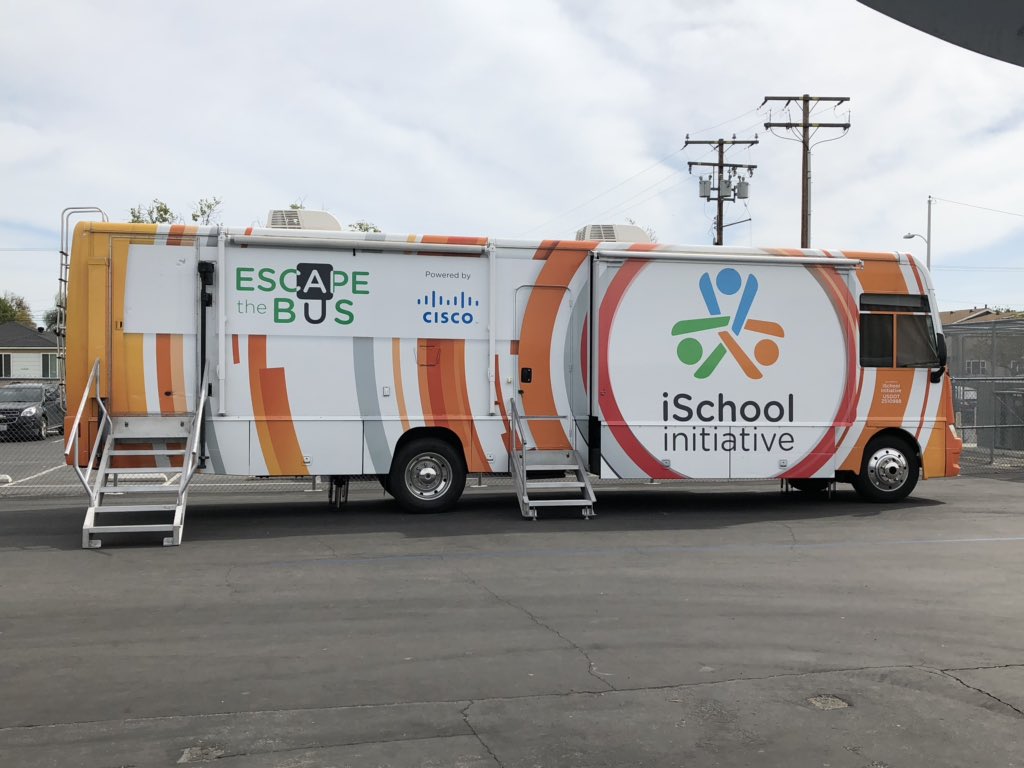 Fields_Nuffer's tweet photo. We weren’t successful in our escape attempt but we had a blast trying. #nufferSTEAM #nlmusd #ESCAPEtheBUS https://t.co/04u9X3kRwG