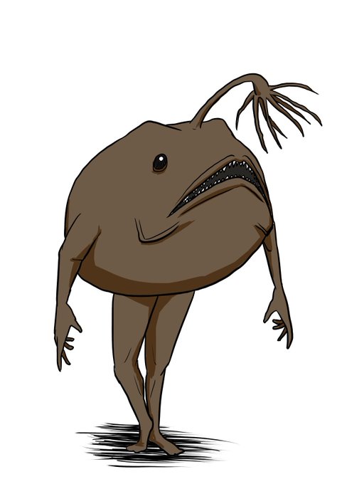 チョウチンアンコウのtwitterイラスト検索結果 古い順
