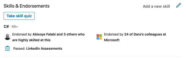 DaraOladapo's tweet photo. Logged in to @LinkedIn tonight.
Took a quick C# assessment.
#revalidating Fundamentals. https://t.co/eJUADk5h3B
