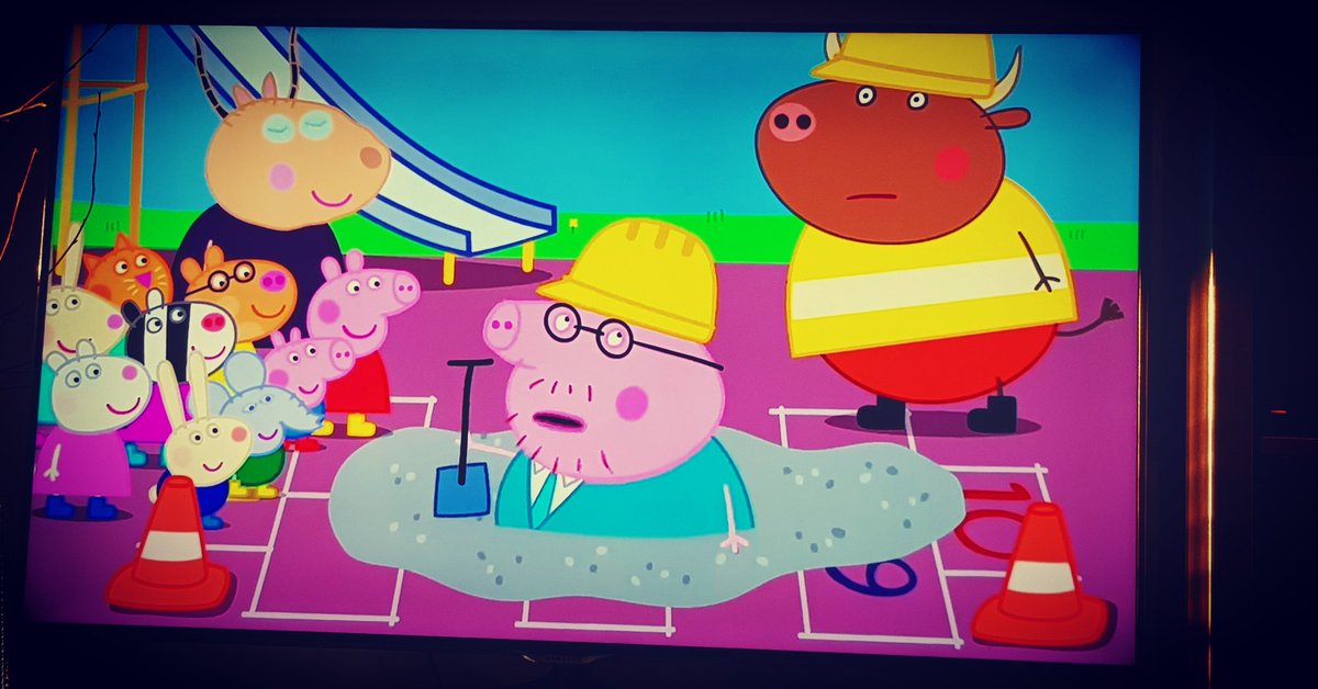 A Peppa Pig episode about #concrete placement and setting. That's proper education tv! #civilengineering #construction 🤓👷‍♂️👨‍🔬