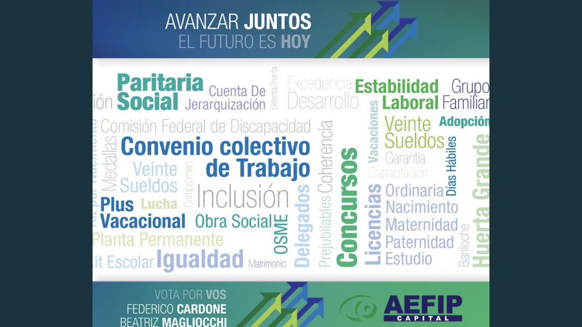#lazulyverde Vamos por la Seccional Capital y Agencias que nos merecemos. Vamos por más!!! El futuro es hoy!!!
