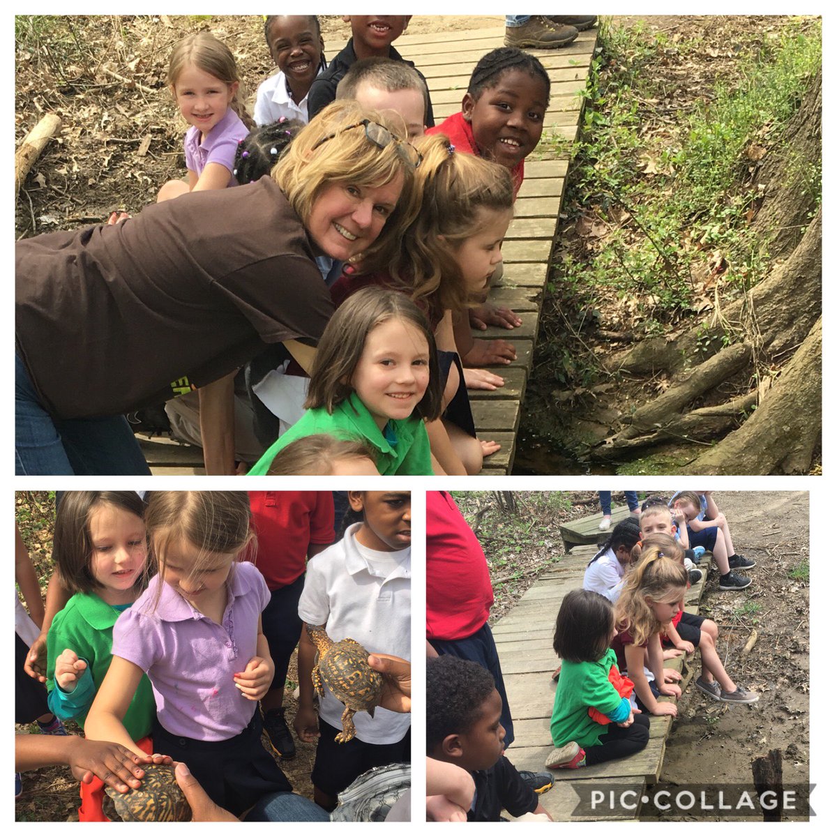 BrenStokesJCPS's tweet photo. Portland Ks getting back to nature! Looking for evidence of organisms! Awesome day. Louisville Nature center.  #portlandgrows ⁦@BrenStokesJCPS⁩ ⁦@portlandjcps⁩ https://t.co/JNV2kcVvAW