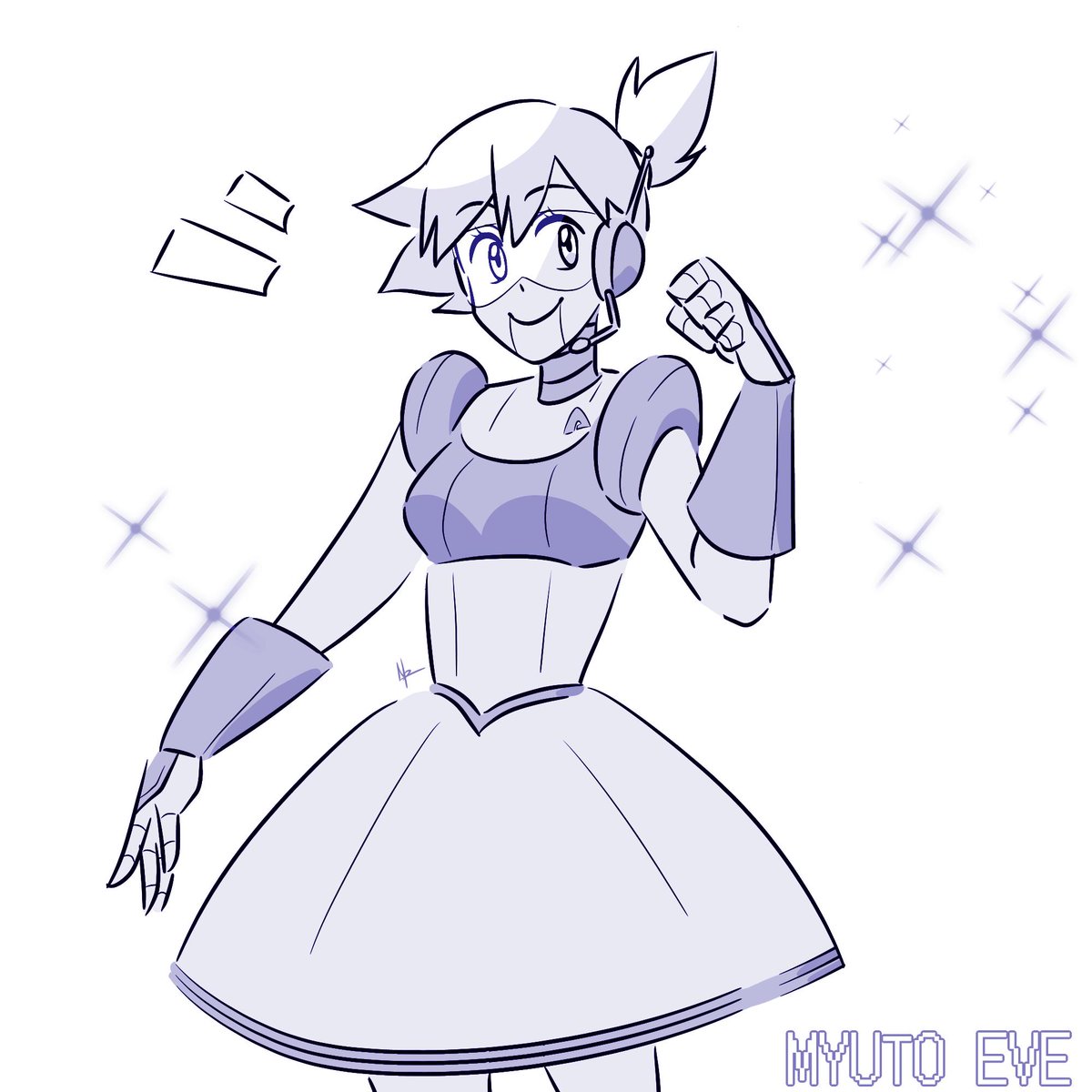 Nay Comms Closed Robot Misty From Pokemon For A Patron Reward Sketch
