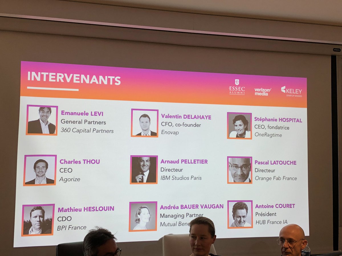 VanessaVincentR's tweet photo. #TableRonde @ESSECdigiclub avec l’intervention d’#ArnaudPelletier @APdigitaldesign, Directeur #IBMstudiosParis @IBM_France «L’innovation n’est pas uniquement concentré sur la technologie, ce sont aussi des pratiques de collaborations entre les grands groupes et les startups » https://t.co/INkRWSZlMd