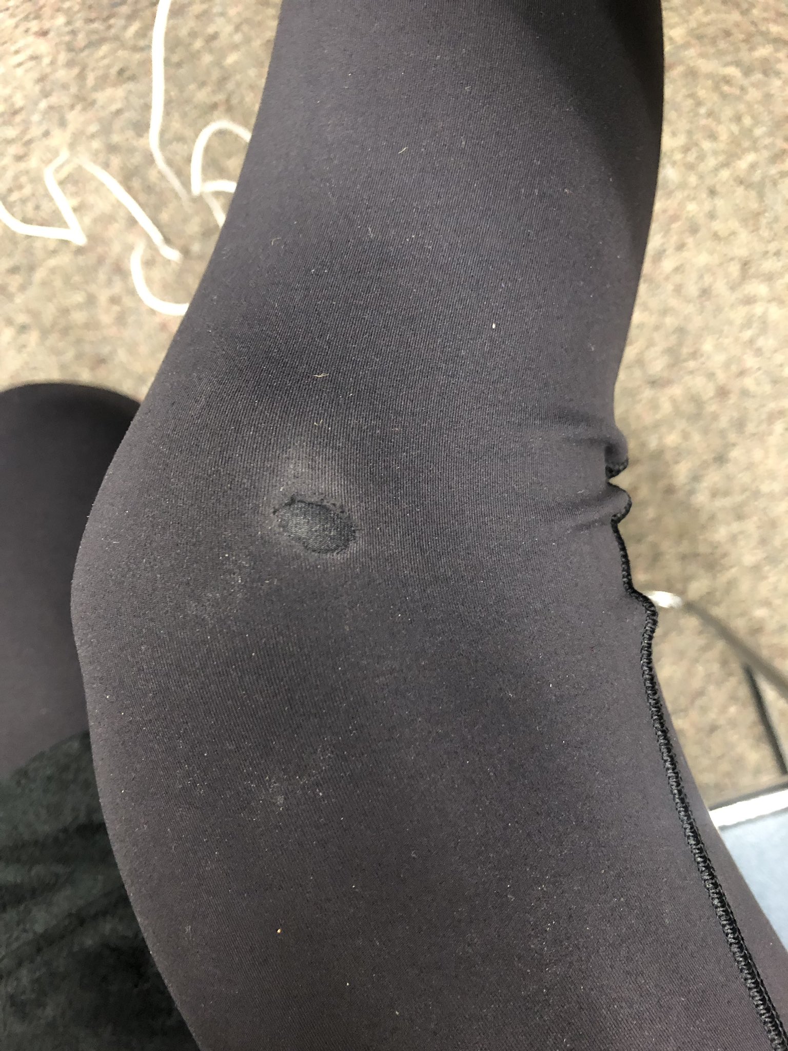 Bianca Ranciato on X: 100 dollars, and only a month old. I've never had a  pair of leggings rip so fast. So disappointed with @lululemon   / X