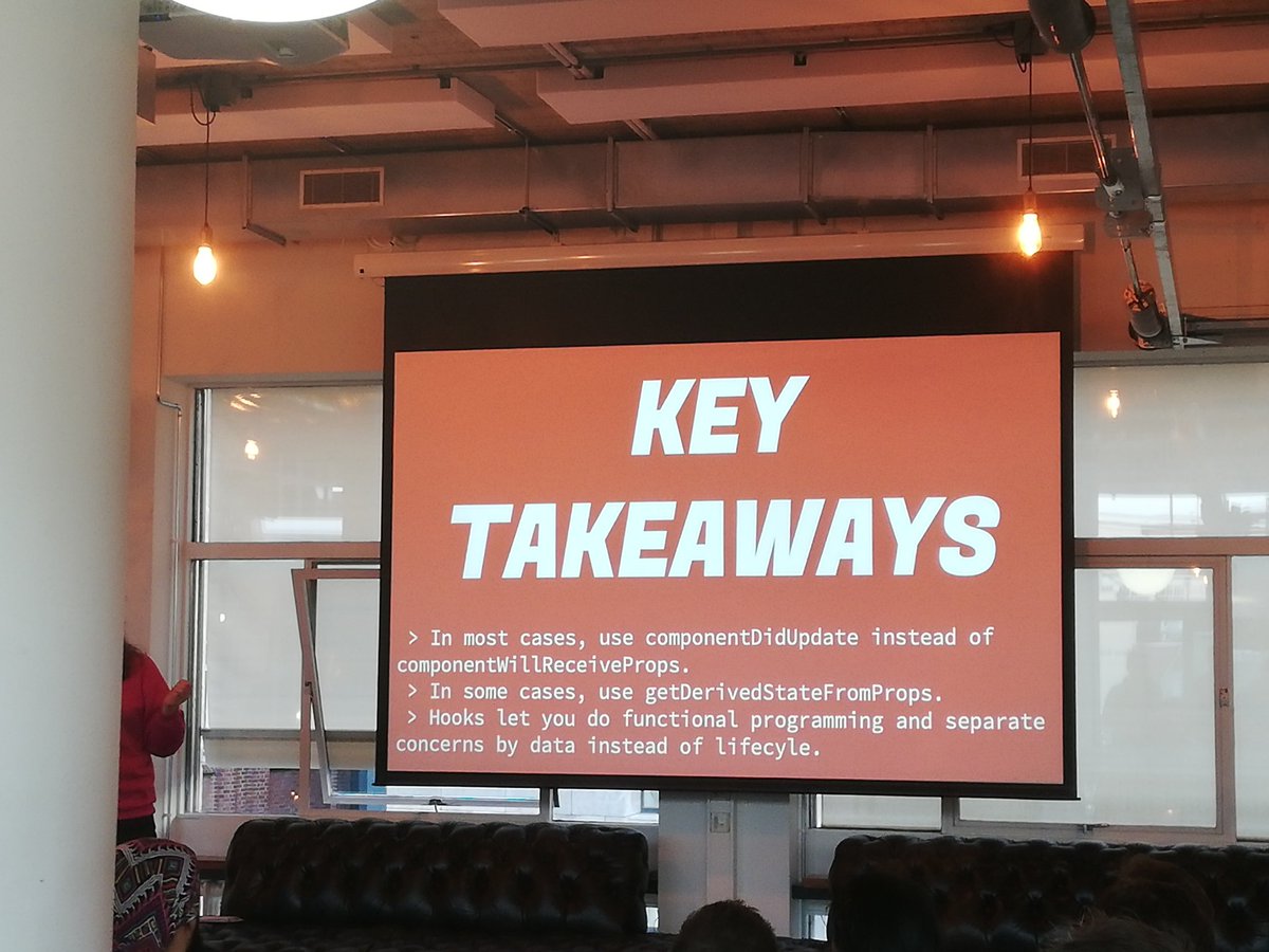 panay_georgiou's tweet image. @JessicaLeach6 📢 takeaways for React lifecycle methods  #ReactAmsterdam #gitnation #reactjs @ReactAmsterdam