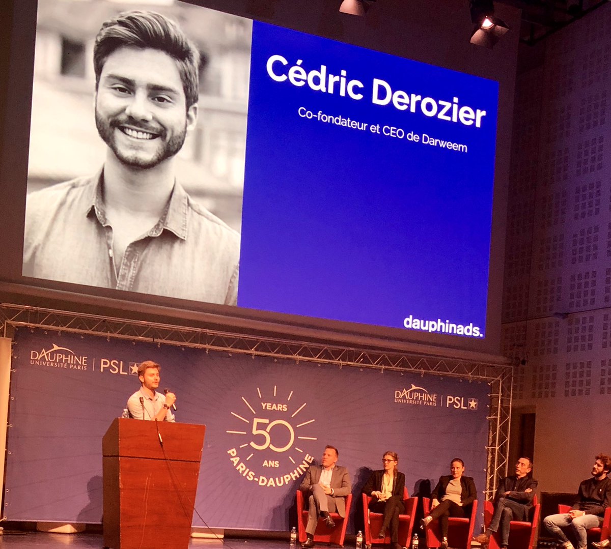 hisaac25's tweet photo. Cédric Derozier @DauphineAlumni présente @Darweem_ l’IA appliquée à l’analyse des émotions dans la publicité digitale https://t.co/2MuyKY93Hr