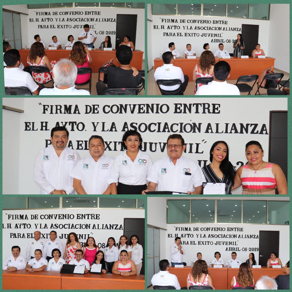 Agradecemos a la Asociación Civil "Alianza para el Éxito Juvenil" por firmar un convenio y convertirse en un aliado más de la capacitación de nuestro Municipio de #PuertoMorelos. @LFpuertomorelos <a href="/WillSalazarg/">Will Salazar</a>