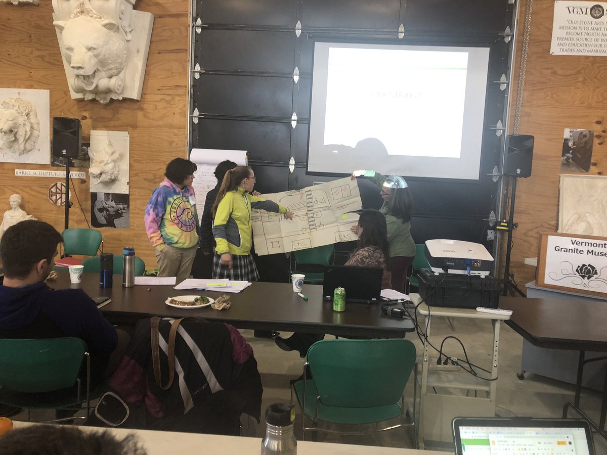 RoadsMovement's tweet photo. Middle school presenters! Amazing project that could easily serve as a national model #DesignByKids #Design4Kids https://t.co/Ttoknk6pdM