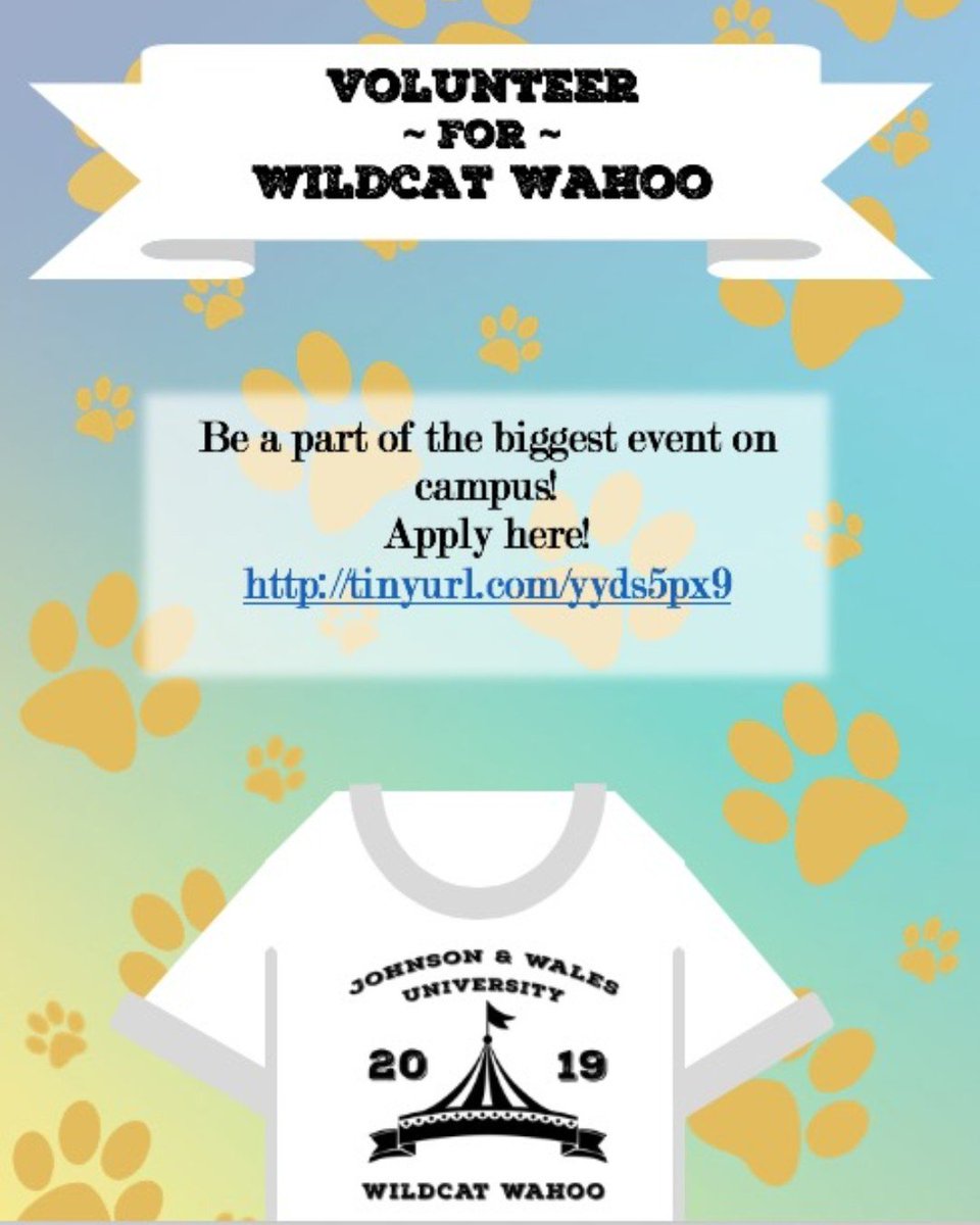 UIBJWURI's tweet photo. Hey Wildcats! Do you want to be a part of the biggest event on campus? Volunteer at this years Wahoo! Sign up through the link in our profile. Happy volunteering and we hope to see you there! https://t.co/Kg9leBxUXu