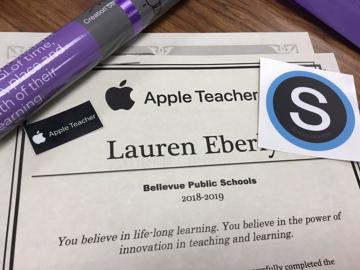 EberlysFirsties's tweet photo. Final day of #ipadacademy, so glad to begin this new journey in my classroom! Thank you @annfeldmann1 @MrsJCarlson for all the training! A HUGE thanks to our admin for supporting BlendED!  @RippeJeff @nicolefoxBPS @ramoore92  @gkboettger #bpsne #bctigers https://t.co/SRRfOgGLej