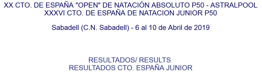 Spanish Swimmers tweet media