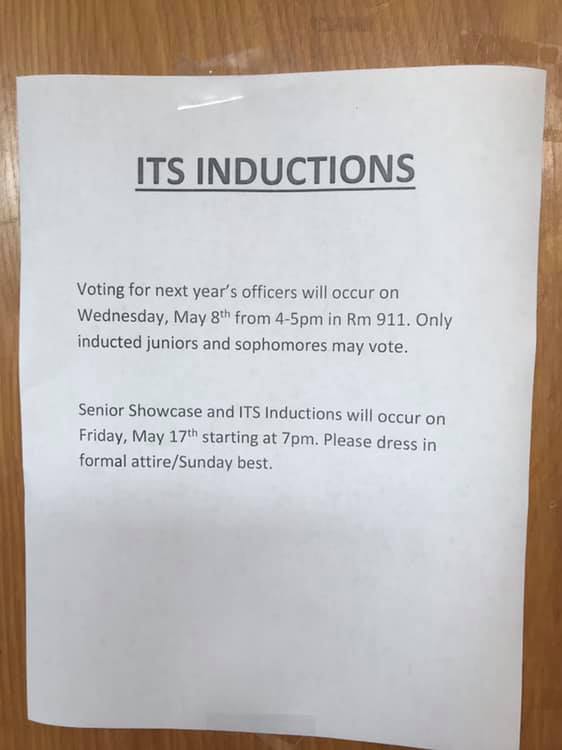 PageDramaFans's tweet photo. HELLO PLAYMAKERS!! If you are already an ITS member, it's time to nominate officers for next year! If you have been involved in 3 shows and are interested in joining ITS, fill out an application with Mrs. White! Also... it’s SENIOR SHOWCASE time! Sign up is posted! https://t.co/SRNiwqpKR4