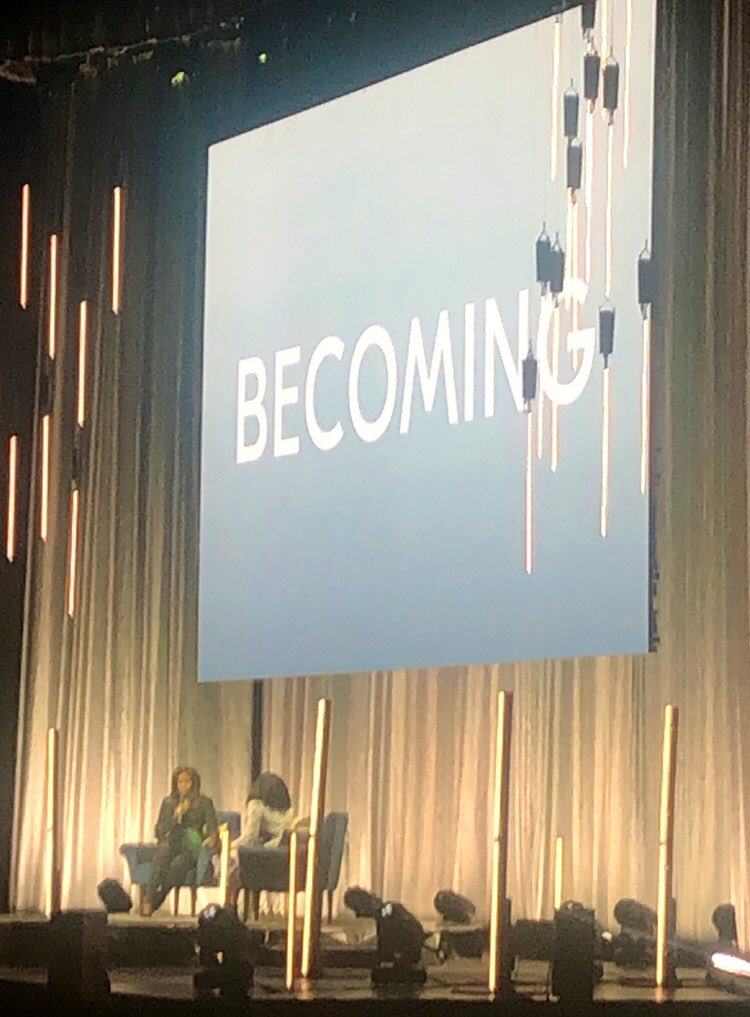 Love you <a href="/MichelleObama/">Michelle Obama</a> ❤️🎉 #IAmBecoming