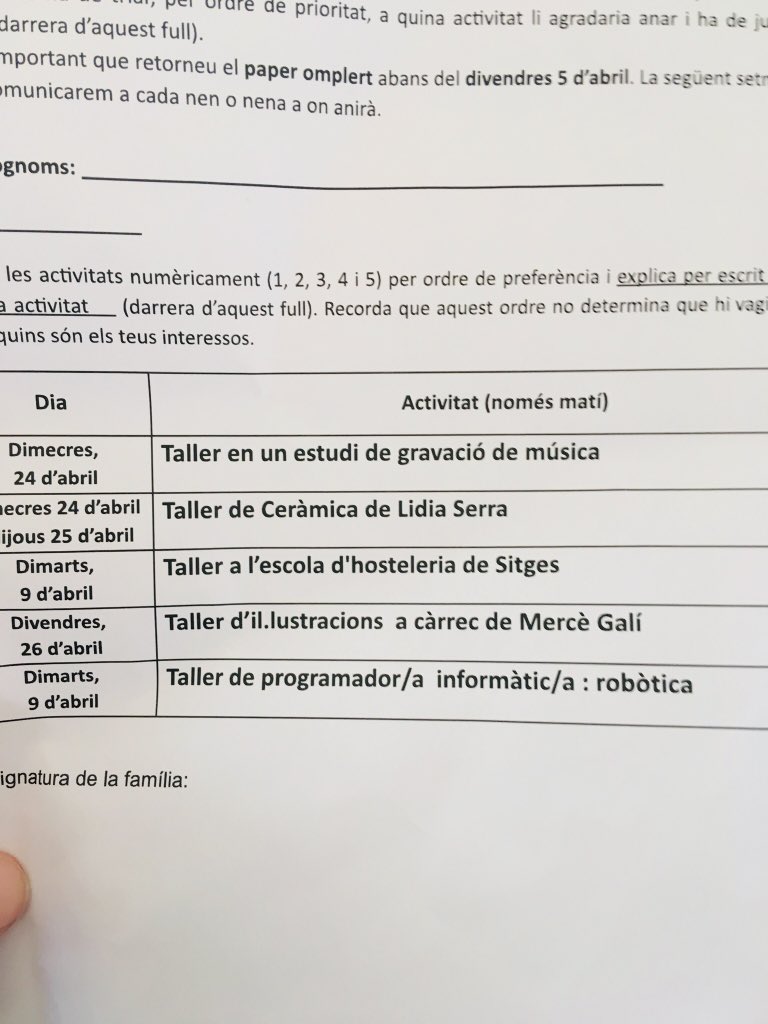 Nina Heindrichs (@ninabbispain) on Twitter photo No hace falta ir a Finlandia para encontrar escuelas diferentes, que enseñan a través de proyectos, grupos de varias edades, y sin cargar a los niños de deberes. Gracias a <a href="/Rieraderibes/">EscolaRieradeRibes</a> por ofrecer a mis hijos un proyecto educacional tan chulo! #novaescola #otraeducacionesposible No hace falta ir a Finlandia para encontrar escuelas diferentes, que enseñan a través de proyectos, grupos de varias edades, y sin cargar a los niños de deberes. Gracias a <a href="/Rieraderibes/">EscolaRieradeRibes</a> por ofrecer a mis hijos un proyecto educacional tan chulo! #novaescola #otraeducacionesposible