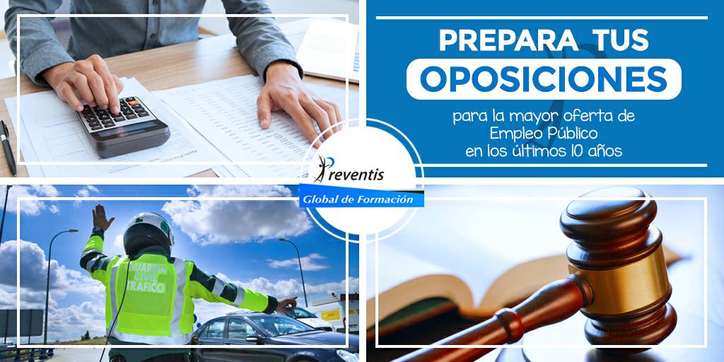 Preventis_Form's tweet photo. Queremos ayudarte a obtener tu PLAZA COMO #FUNCIONARIO. Y... ¡Qué mejor momento para prepararte tu #Oposición que tras la publicación de la Oferta de #EmpleoPúblico para 2019, la mayor en los últimos 10 años!

👉https://t.co/QQ5aXiNg6Z

📩 info@preventisformacion.es
📞 957671127 https://t.co/qVKR9XPEdu